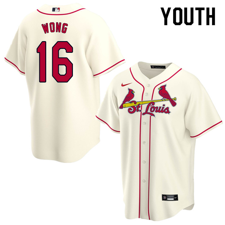 Nike Youth #16 Kolten Wong St.Louis Cardinals Baseball Jerseys Sale-Cream
